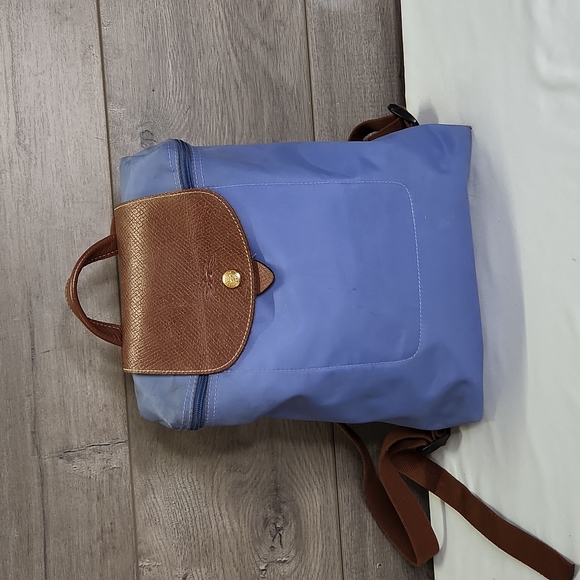Longchamp Handbags - Longchamp Lepliage Lavender Nylon Backpack
